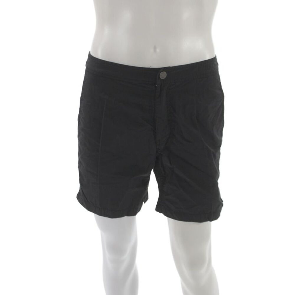 ONIA Mens Chino Shorts Black 55% Cotton Beach Size 30
